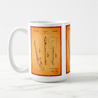 Coole elektrische Gitarre - Retro Art Kaffeetasse