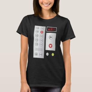 Coole Elevatortasten Männer Frauen heben Halloween T-Shirt