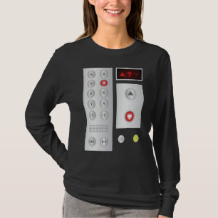 Coole Elevatortasten Männer Frauen heben Halloween T-Shirt