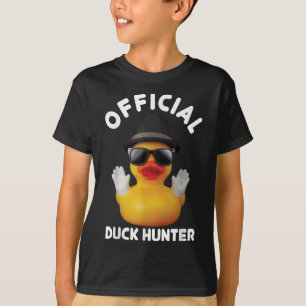 Coole Enten Kreuzfahrt Boot Lustige Gummiente Jagd T-Shirt