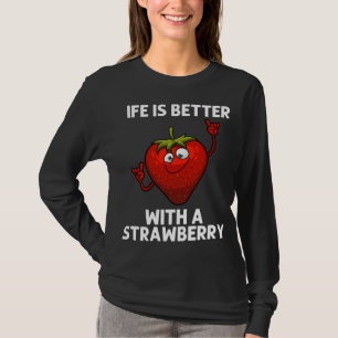 Coole Erdbeere für Männer - Frauen - Erdbeeren B T-Shirt