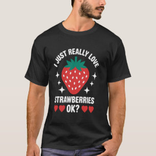 Coole Erdbeerkunst für Männer Frauen Frucht Erdbee T-Shirt