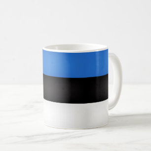 Coole estnische Flagge Kaffeetasse