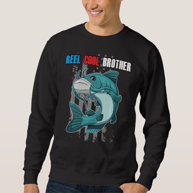 Coole Fahne der amerikanischen Flagge Sweatshirt (Vorderseite)