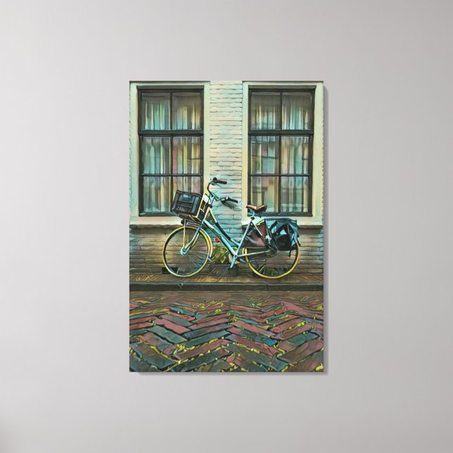 Coole Fahrradgeschenke Leinwanddruck (Vorderseite)
