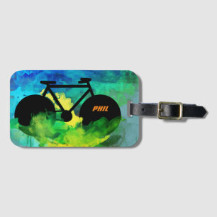 coole Fahrradgrafik Gepäckanhänger