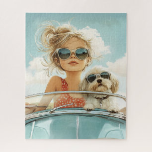 Coole Fahrt mit bester Freundschaft Puzzle