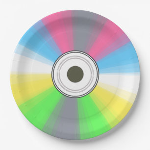 Coole Fake-CD Pappteller