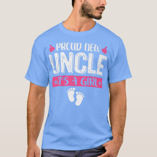 Coole Familie stolz neuen Onkel Es ist ein Mädchen T-Shirt