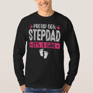 Coole Familie stolz New Stepdad Es ist ein Mädchen T-Shirt