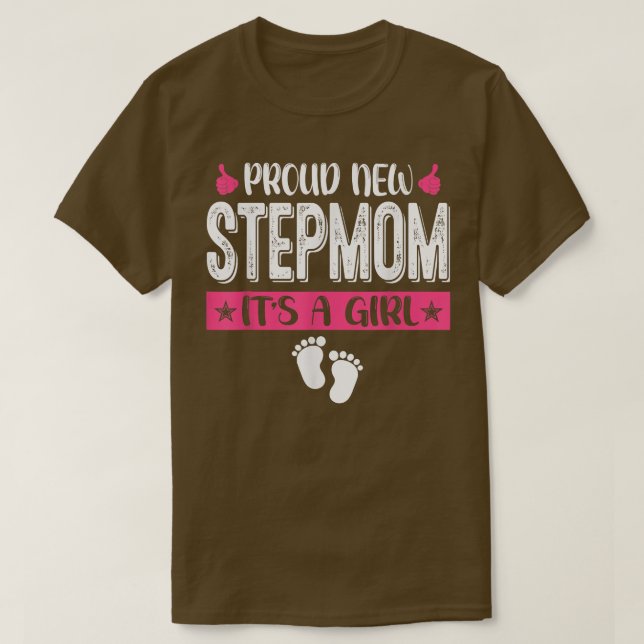 Coole Familie stolz New Stepmutter Es ist ein Mädc T-Shirt (Design vorne)