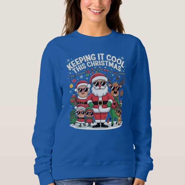 coole Familie Sweatshirt (Vorderseite)