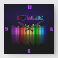 Coole fantastische trendy "ich Liebe-Musik"