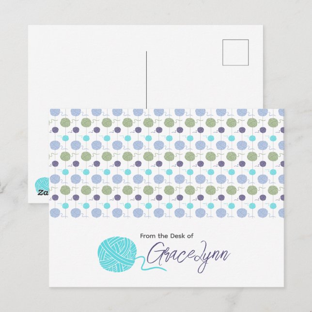 Coole Farbbandbreite Postkarte (Vorne/Hinten)