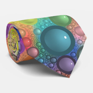 coole Farben abstrakte Halsbinsel Krawatte