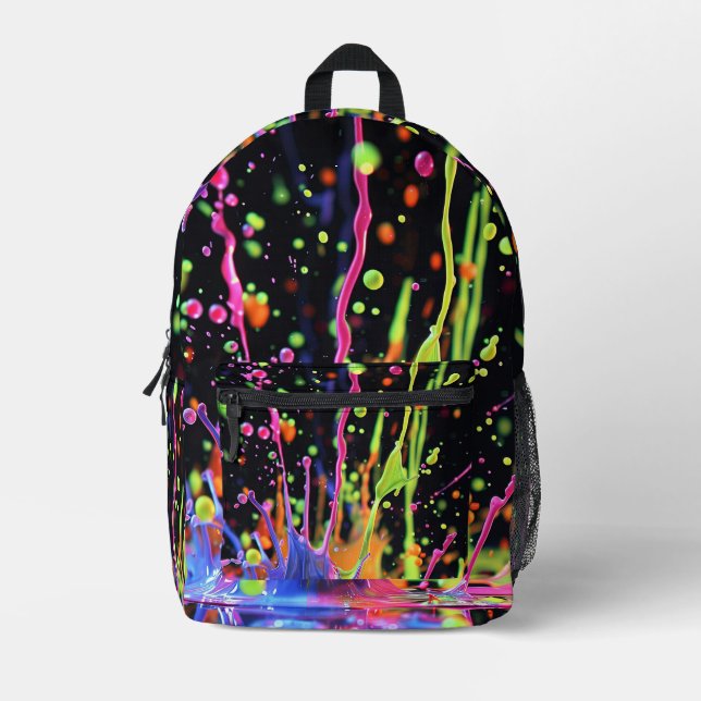 Coole Farben Bedruckter Rucksack (Vorderseite)