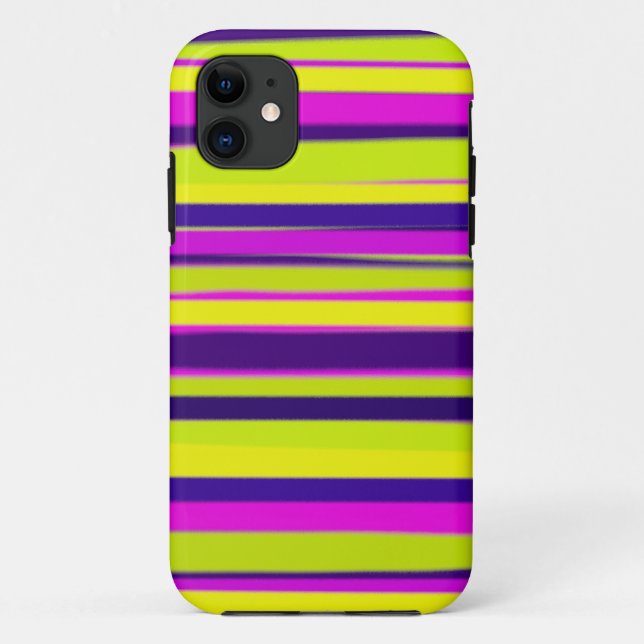 Coole Farben moderne Strickkunst Case-Mate iPhone Hülle (Rückseite)