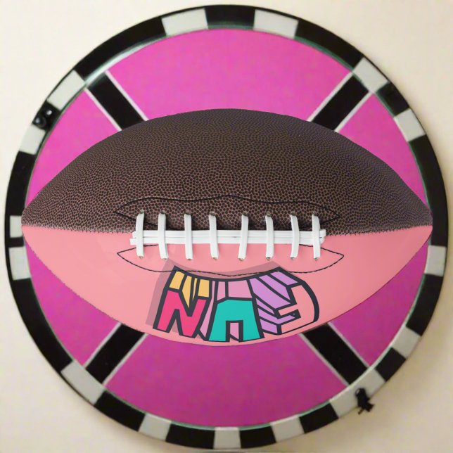 Coole, farbenfrohe "Fun" Pink Trendy Sports Football (Von Creator hochgeladen)