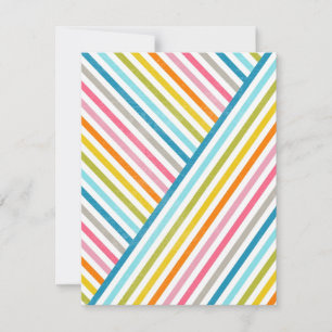 Coole, farbenfrohe Trendfarben über Streifen hinwe