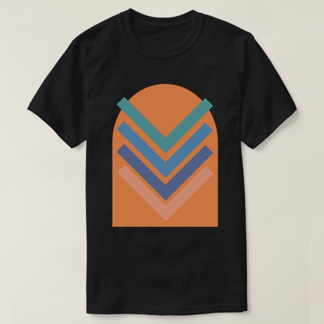 Coole Farbgestaltung T - Shirt (Design vorne)