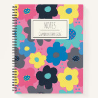 Coole Farbige Abstrakte 60er Hippie Floral Muster