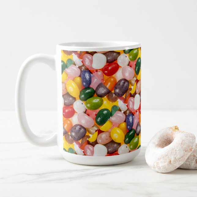 Coole, farbige Osterbohnen Kaffeetasse (Mit Donut)