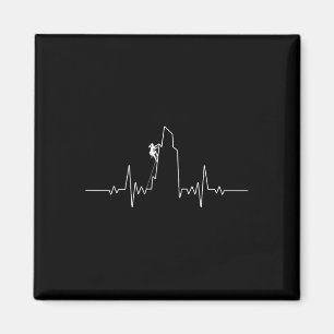 Coole Felsenkletter-Kunst Für Männer Frauen Boulde Magnet
