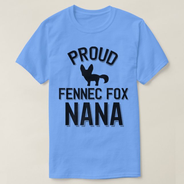 Coole Fennec für Großeltern Proud Fennec für Nana T-Shirt (Design vorne)