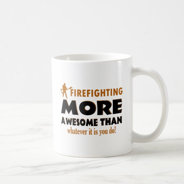 Coole Feuerbekämpfungsentwürfe Kaffeetasse (Rechts)