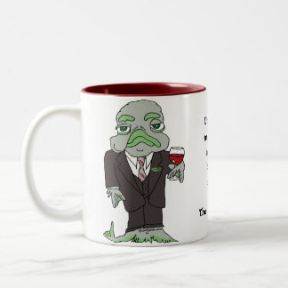 Coole Fisch-Geschenk-Kaffee-Tasse Zweifarbige Tasse
