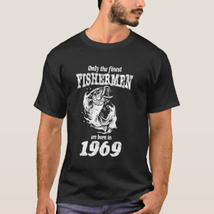 Coole Fischer 56. Geburtstag Lustiger Opa Papa Ba T-Shirt
