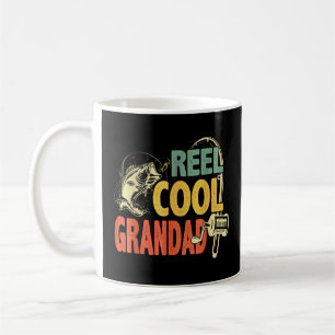 Coole Fischer Fischerei Vintager Walfang Cool Groß Kaffeetasse