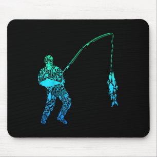 Coole Fischerbekleidung & Geschenkideen Angeln Fi Mousepad