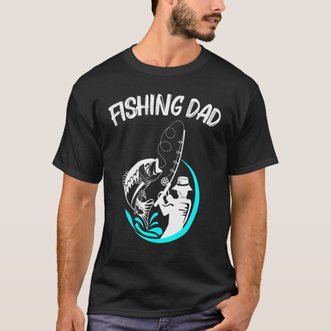 Coole Fischerei Art für Männer Vater Fischfang Hoo T-Shirt (Vorderseite)