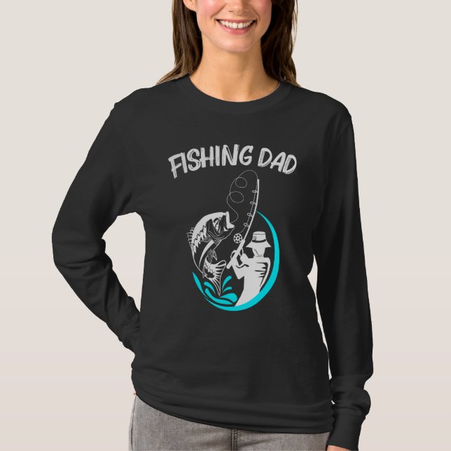 Coole Fischerei Art für Männer Vater Fischfang Hoo T-Shirt (Vorderseite)