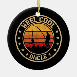 Coole Fischerei Keramik Ornament