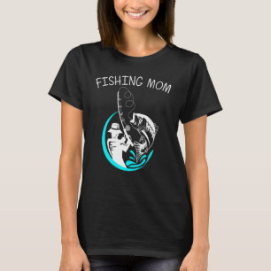 Coole Fischerei-Kunst für Mama Frauen Fischer Ange T-Shirt
