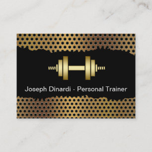 Coole Fitness-Trainer-Geschäfts-Karten Visitenkarte