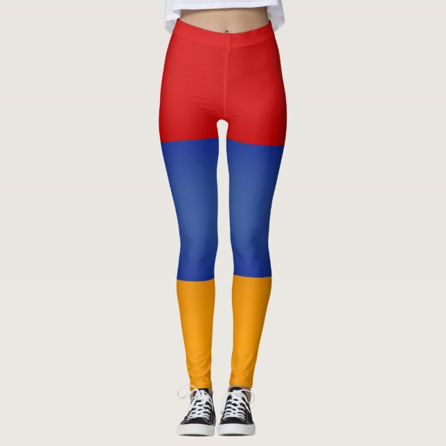 Coole Flagge Armeniens Leggings (Vorderseite)