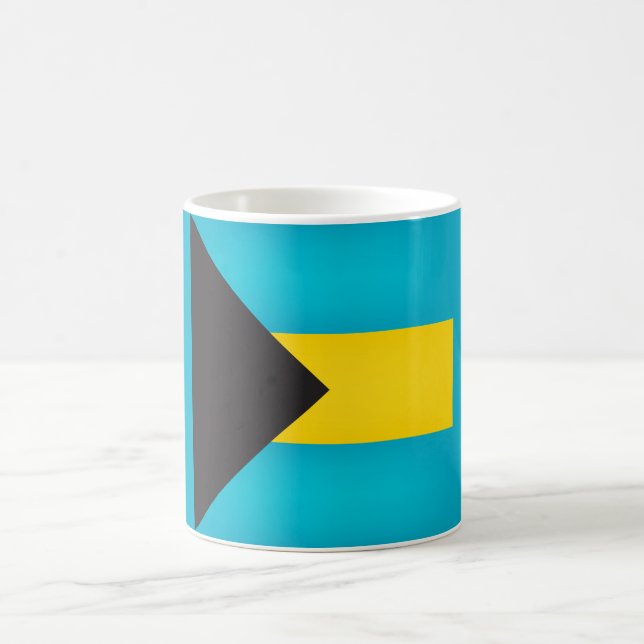 Coole Flagge Bahamas Kaffeetasse (Mittel)
