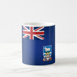 Coole Flagge der Falklandinseln Kaffeetasse
