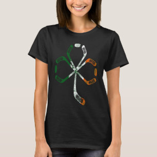 Coole Flagge des Hockey-Kleeblatts Saint Patrick I T-Shirt