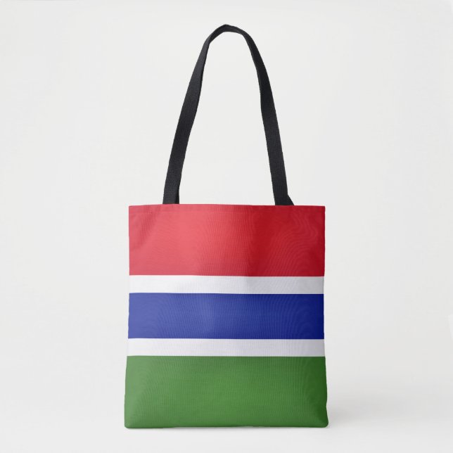 Coole Flagge Gambias (Vorderseite)