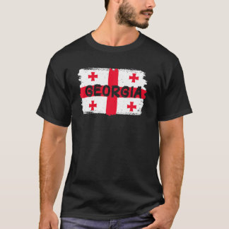 Coole Flagge Georgiens T-Shirt