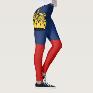 Coole Flagge Liechtensteins Leggings