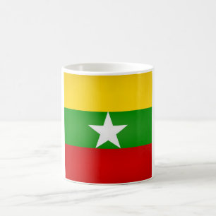 Coole Flagge Myanmars Kaffeetasse