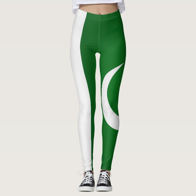 Coole Flagge Pakistans Leggings (Vorderseite)