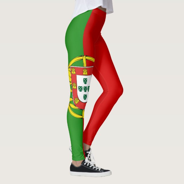 Coole Flagge Portugals Leggings (Rechts)