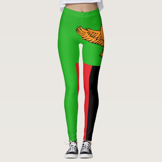 Coole Flagge Sambias Leggings (Vorderseite)