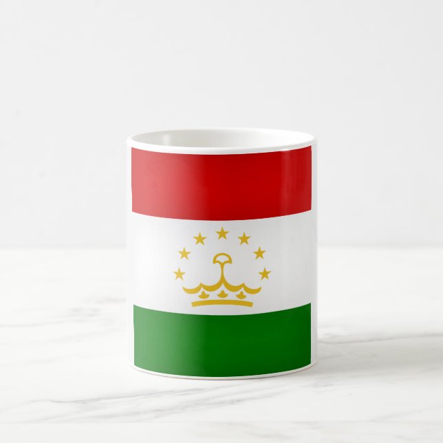 Coole Flagge Tadschikistans Kaffeetasse (Mittel)